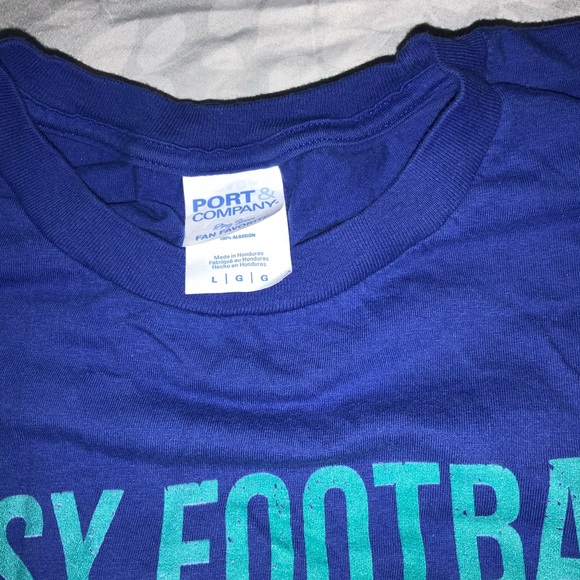 Gildan Blue Fantasy Football Tee - Picture 2 of 2